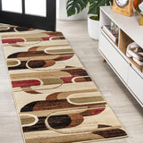 JONATHAN Y Retro Abstract Arches Area Rug