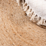 JONATHAN Y Bodhi Round Natural Jute Braided Circle Area Rug