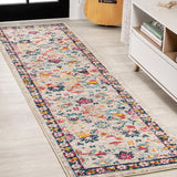 JONATHAN Y Traditional Persian Boho Floral Area Rug