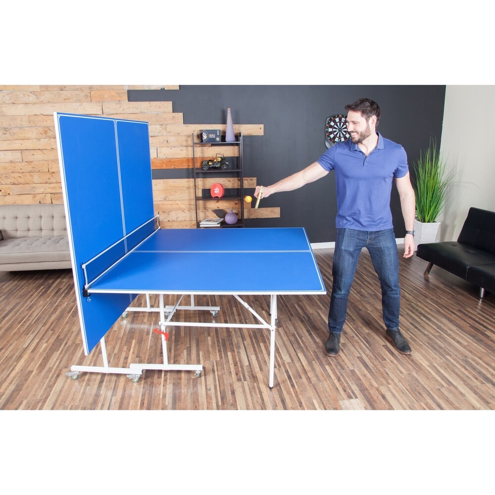JOOLA 4-Piece Quadri (15mm) Table Tennis Table with Net and Post Set