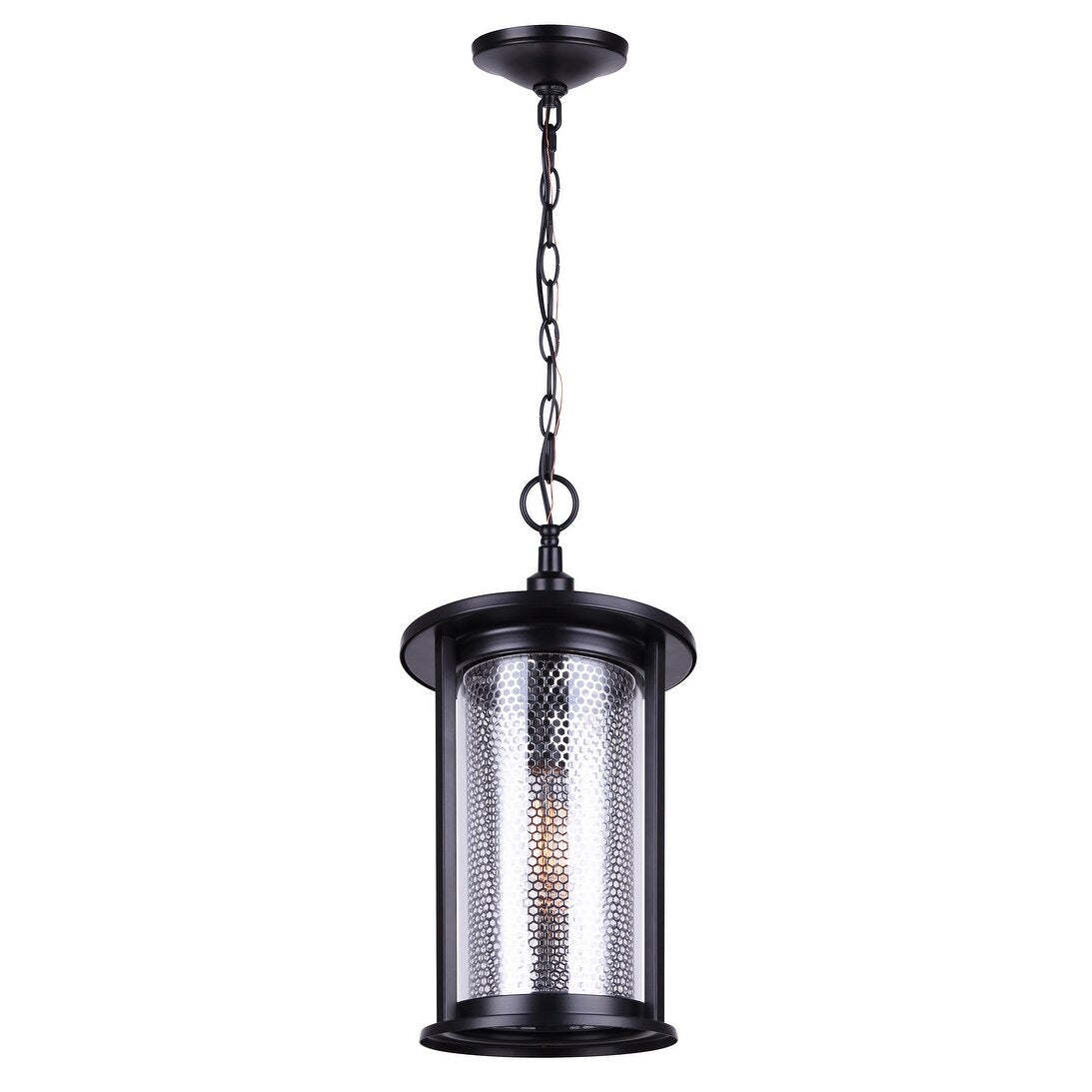 JULEE Matte Black Outdoor Pendant