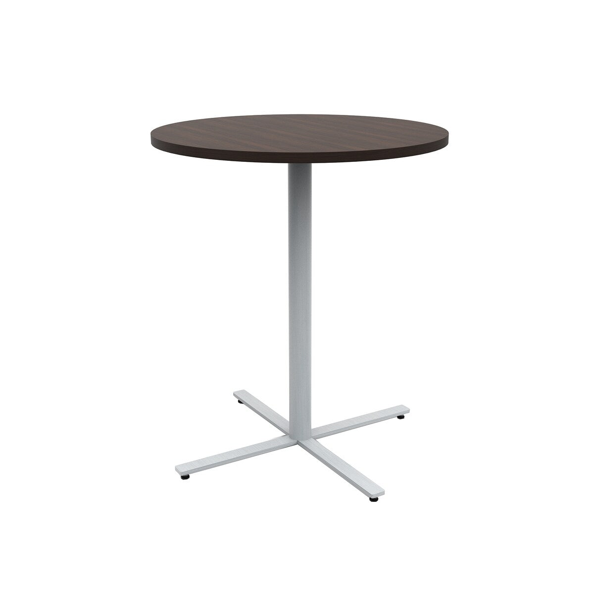 JURNI 42" Tall Pub Table, 36" Round Bar Table