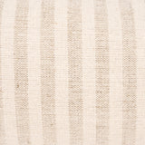 Jace Cream w/ Beige Stripe Lumbar Decorative Pillow Cover