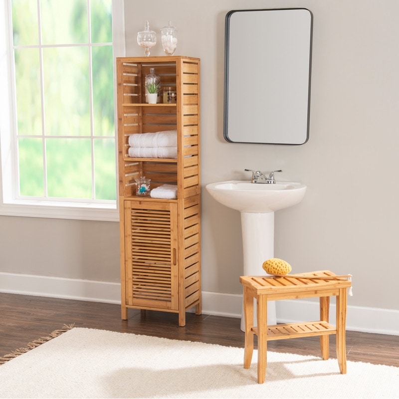 Bracken Bamboo Stool - Natural