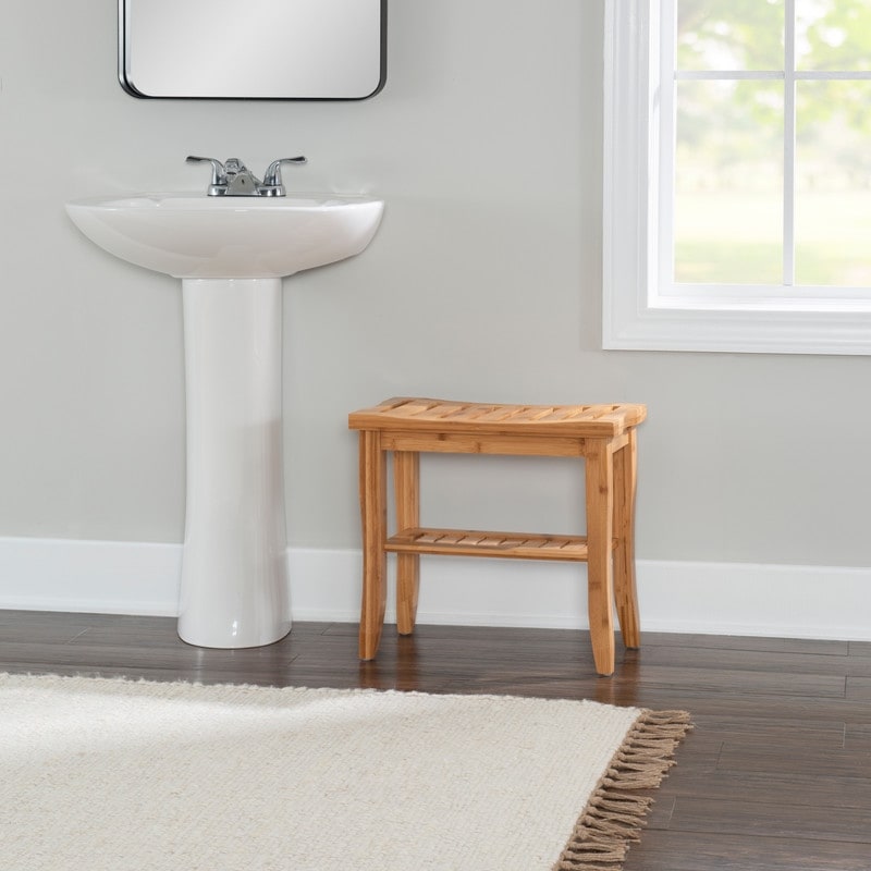 Bracken Bamboo Stool - Natural