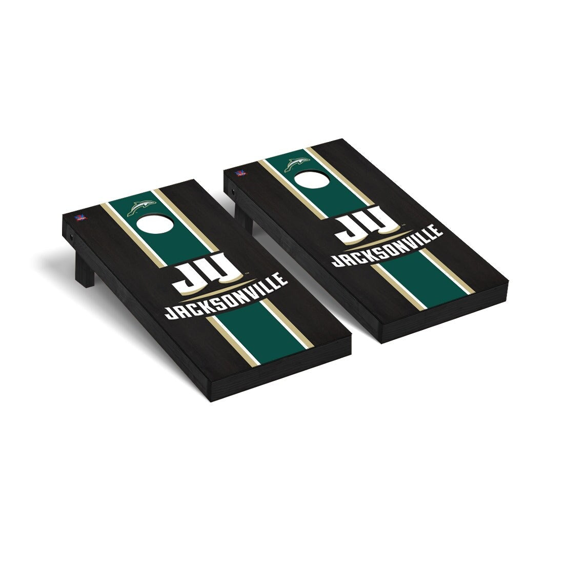 Jacksonville Dolphins Onyx Cornhole Board Set