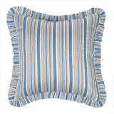 Jacobean Blue Euro Sham by Laurel and Mayfair