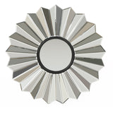 Jacques Glam Flower Wall Mirror by Christopher Knight Home - N/A