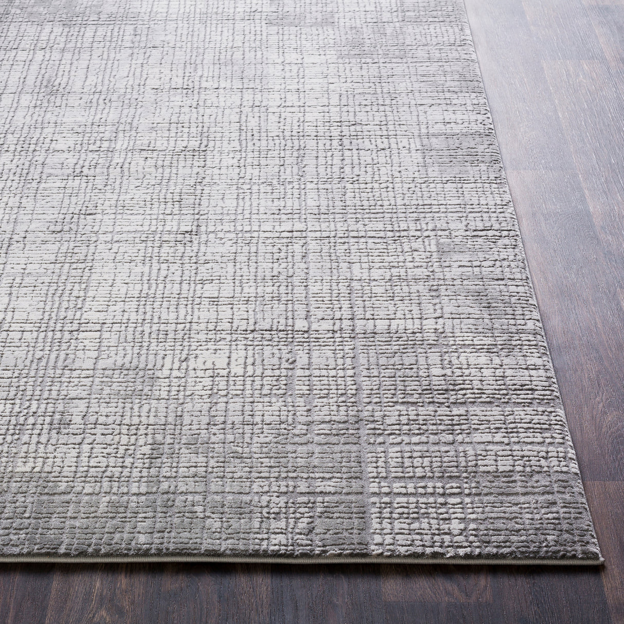 Jaden Tonal Abstract Grey Area Rug - 6'7" x 9'6"