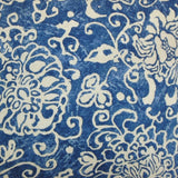 Jaffna Floral Down Filled Throw Pillow Blue