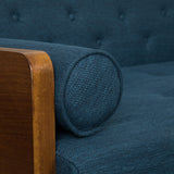 Jalon Mid-century Modern Tufted Fabric Sofa by Christopher Knight Home