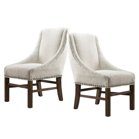 James Contemporary Fabric Upholstered Dining Chairs (Set of 2) by Christopher Knight Home