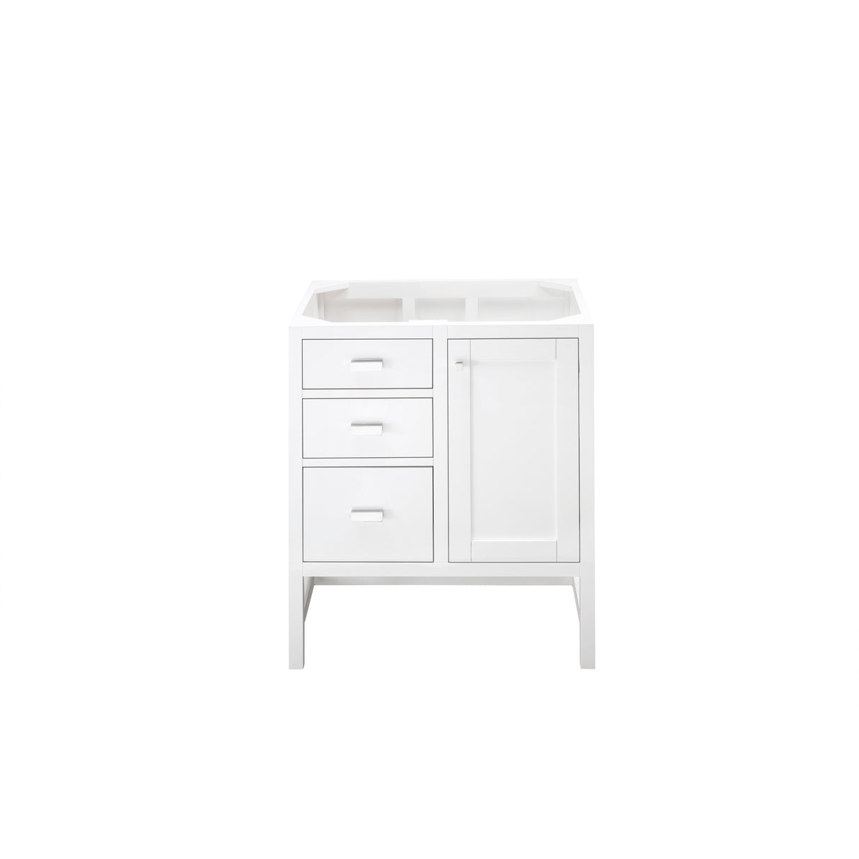 James Martin Vanities Addison 30" Single Vanity, Glossy White