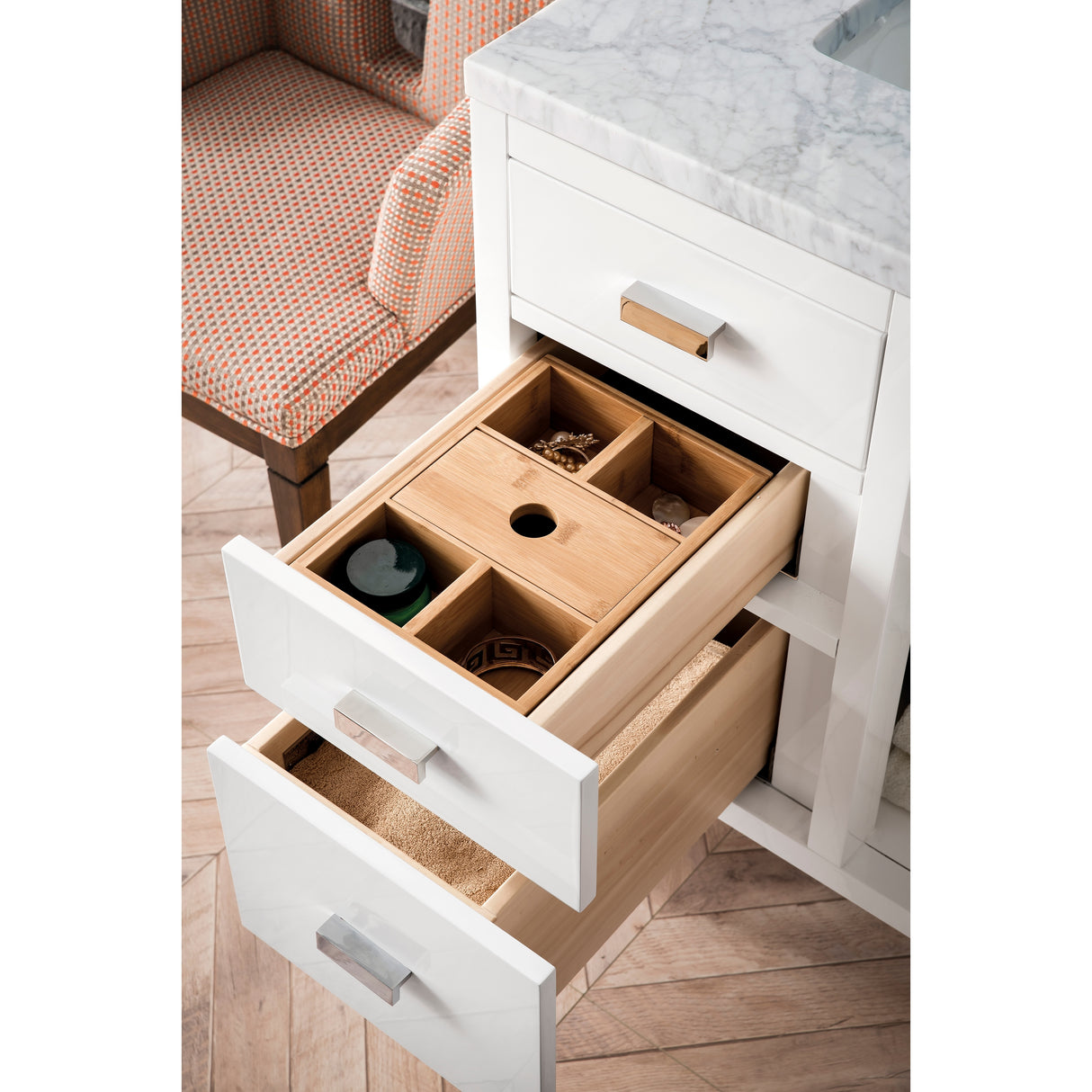James Martin Vanities Addison 30" Single Vanity, Glossy White