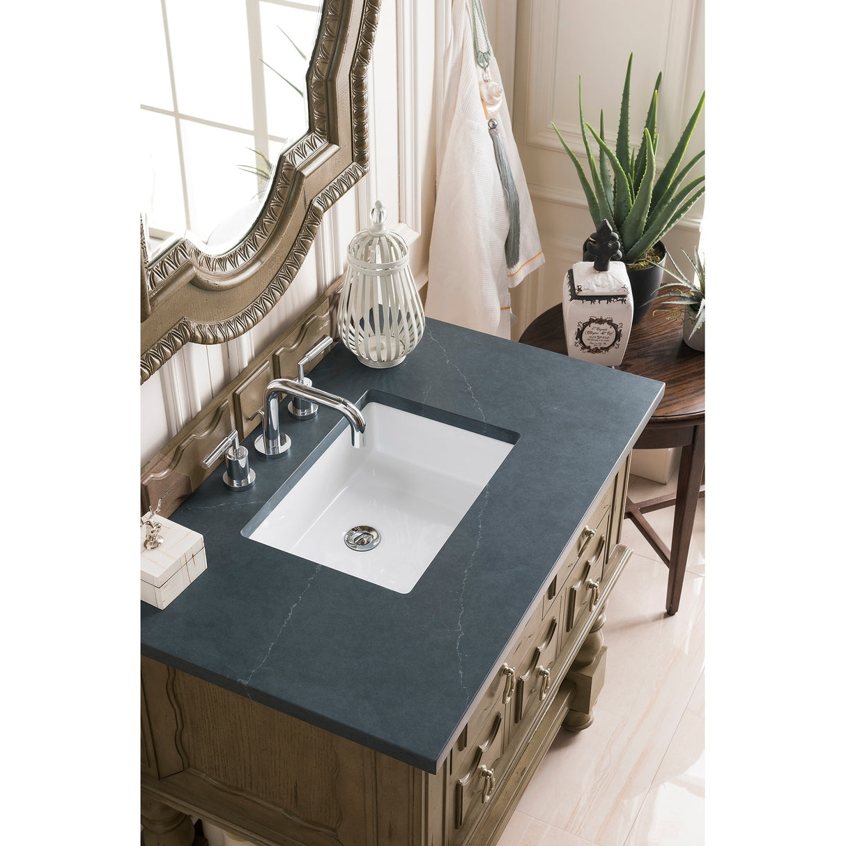 James Martin Vanities Castilian 36" Single Vanity, Empire Gray