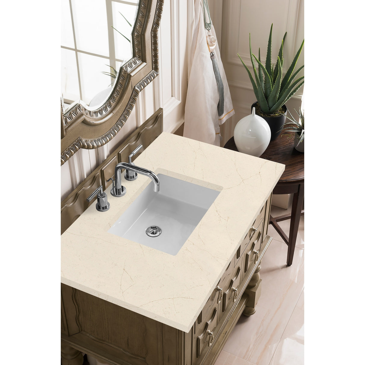 James Martin Vanities Castilian 36" Single Vanity, Empire Gray