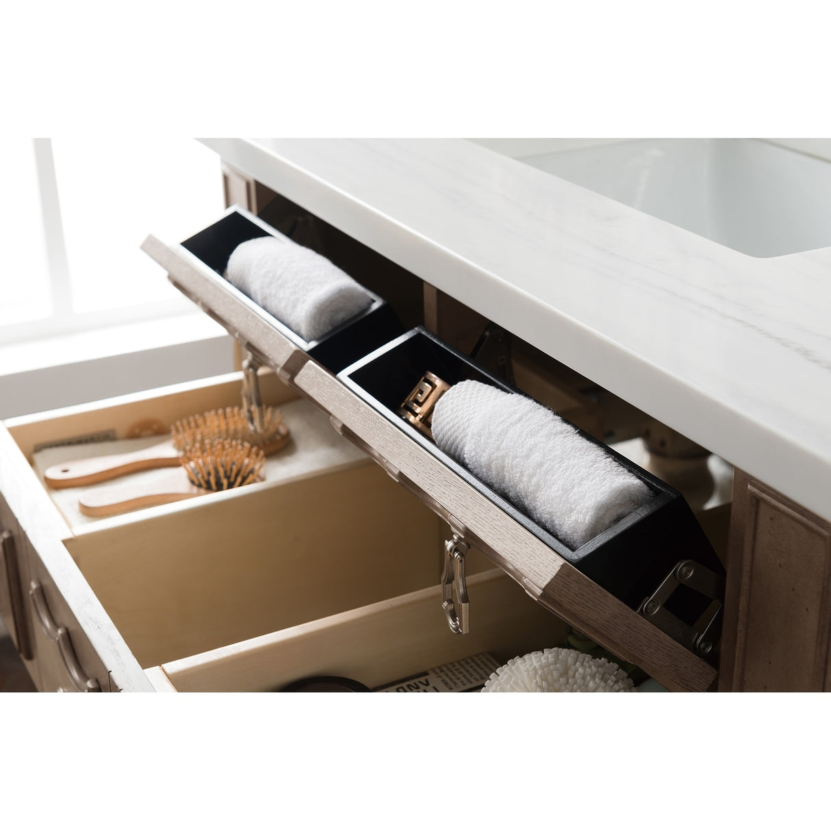 James Martin Vanities Castilian 36" Single Vanity, Empire Gray