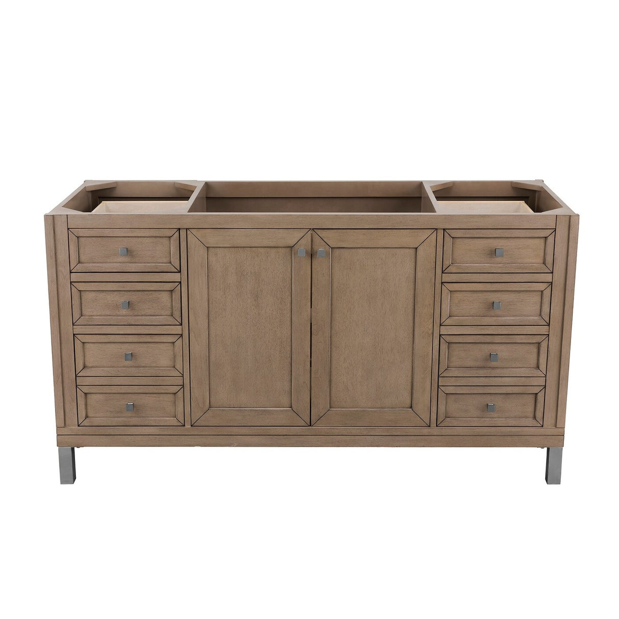 James Martin Vanities Chicago 60" Single Vanity, Whitewashed Walnut
