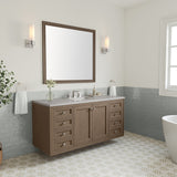 James Martin Vanities Chicago 60" Single Vanity, Whitewashed Walnut