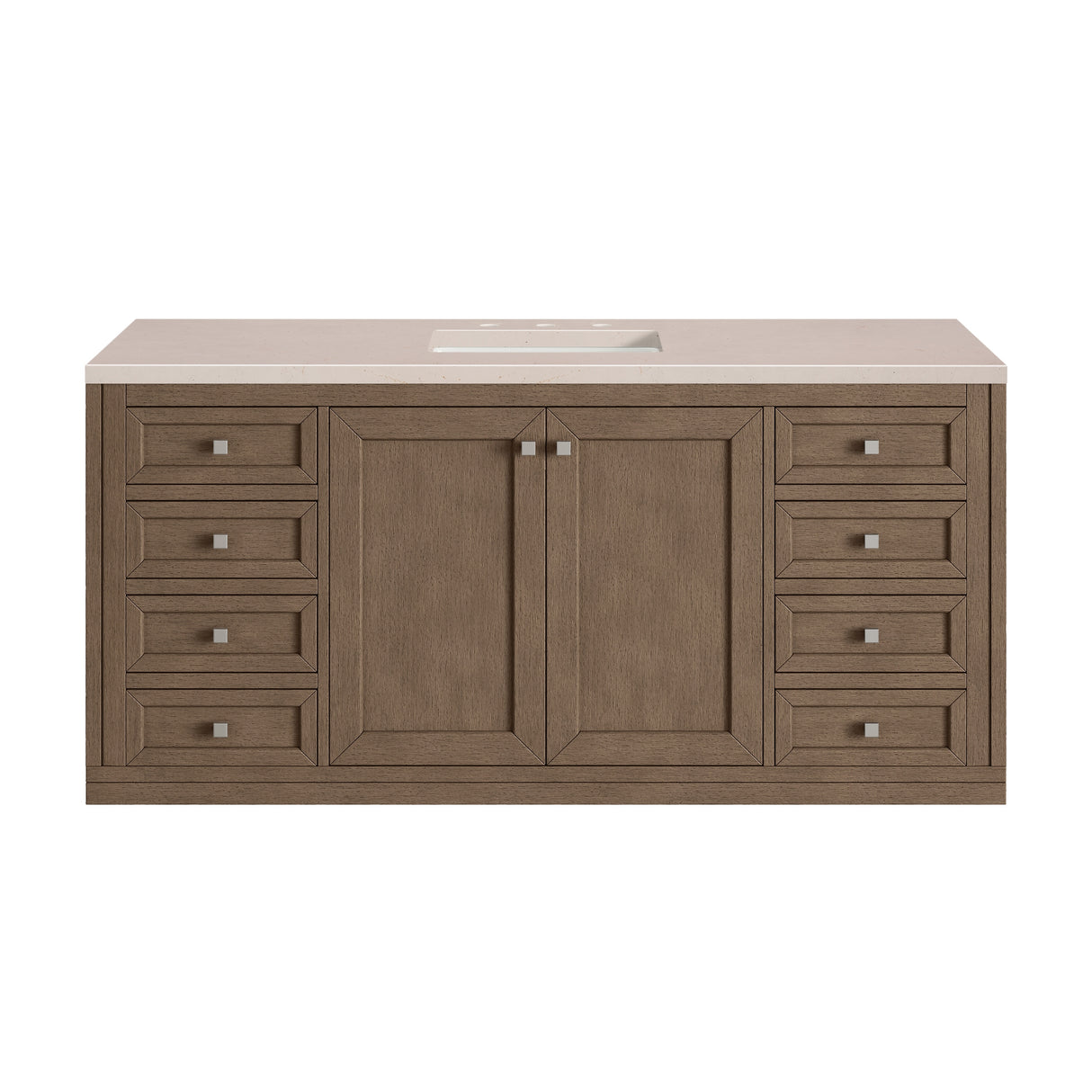 James Martin Vanities Chicago 60" Single Vanity, Whitewashed Walnut