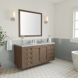 James Martin Vanities Chicago 60" Single Vanity, Whitewashed Walnut
