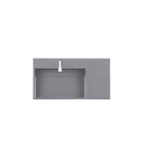 James Martin Vanities Linear 36" Single Vanity, Glossy White