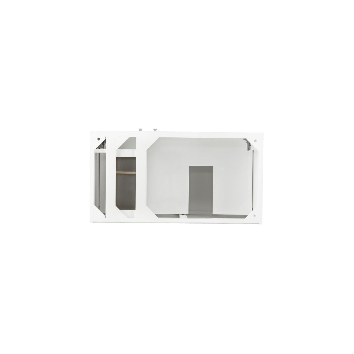 James Martin Vanities Linear 36" Single Vanity, Glossy White