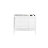 James Martin Vanities Linear 36" Single Vanity, Glossy White