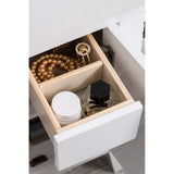 James Martin Vanities Linear 36" Single Vanity, Glossy White