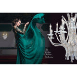 James R. Moder 94118S22 Four Light Vanity Princess Silver - One Size