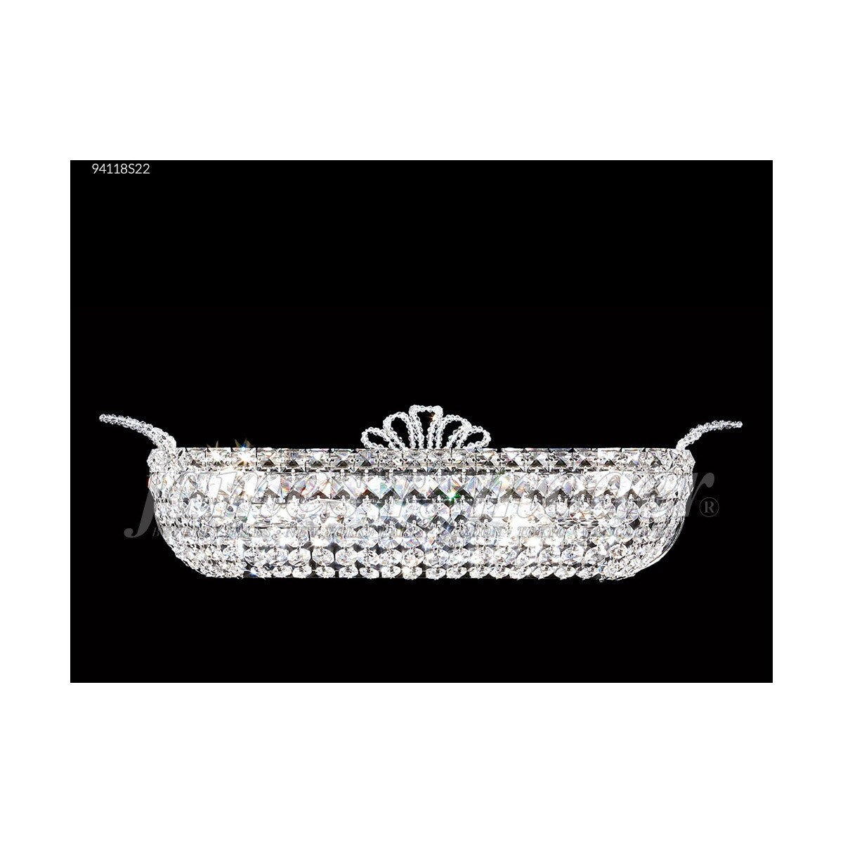 James R. Moder 94118S22 Four Light Vanity Princess Silver - One Size