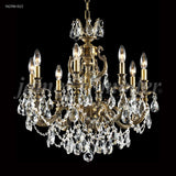 Crystal World 96298HB22 Eight Light Chandelier contemporary Bron - One Size