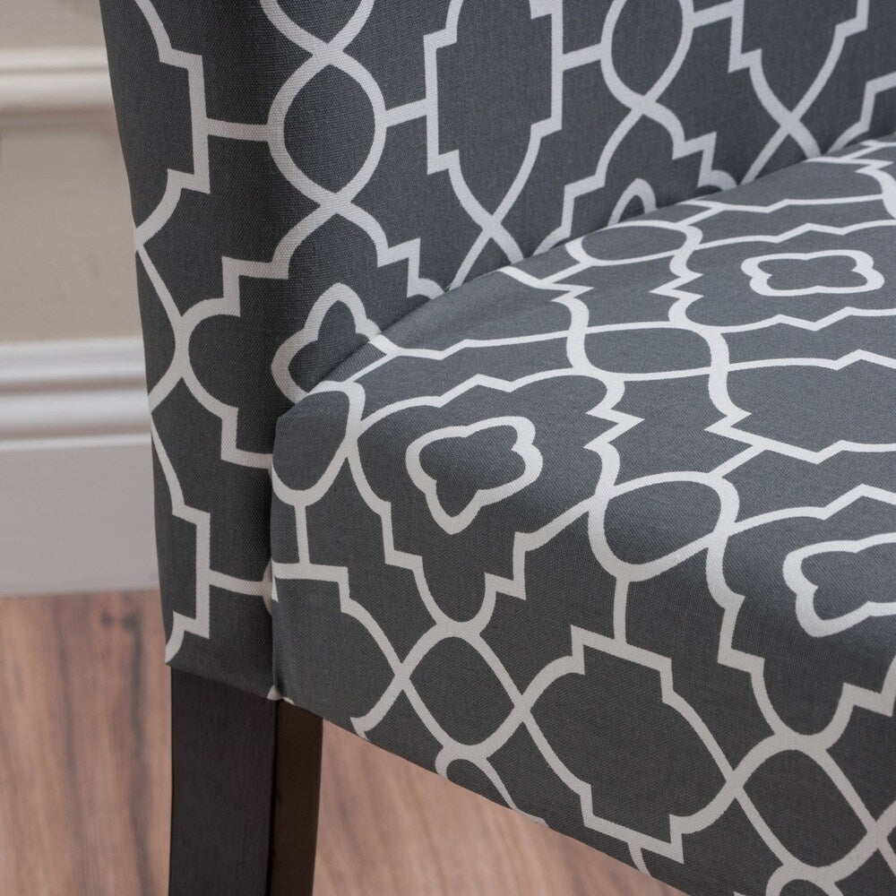 Jami Patterned Fabric Dining Chair by Christopher Knight Home (Set of 2)