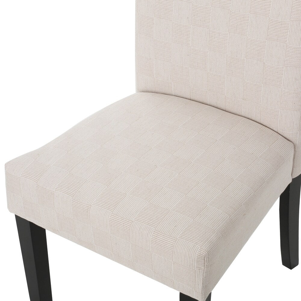 Jami Patterned Fabric Dining Chair by Christopher Knight Home (Set of 2)