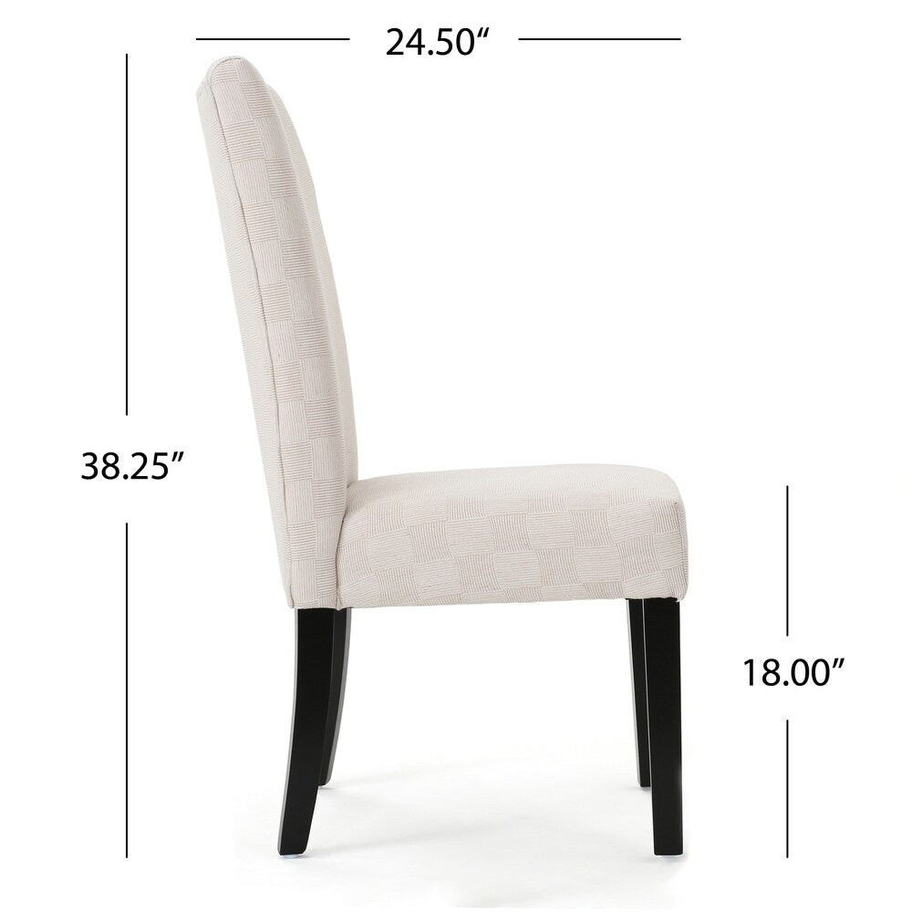 Jami Patterned Fabric Dining Chair by Christopher Knight Home (Set of 2)