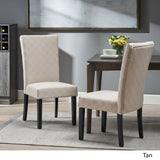 Jami Patterned Fabric Dining Chair by Christopher Knight Home (Set of 2)
