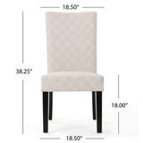 Jami Patterned Fabric Dining Chair by Christopher Knight Home (Set of 2)