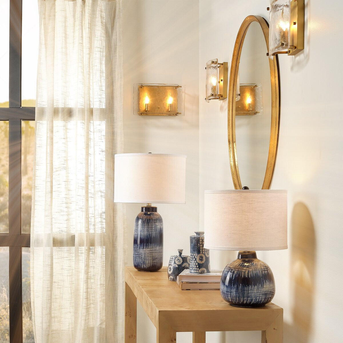 Jamie Young Batik Ceramic Table Lamp