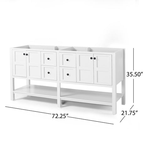 Jamison 72" Wood Bathroom Vanity (Counter Top Not Included) by Christopher Knight Home