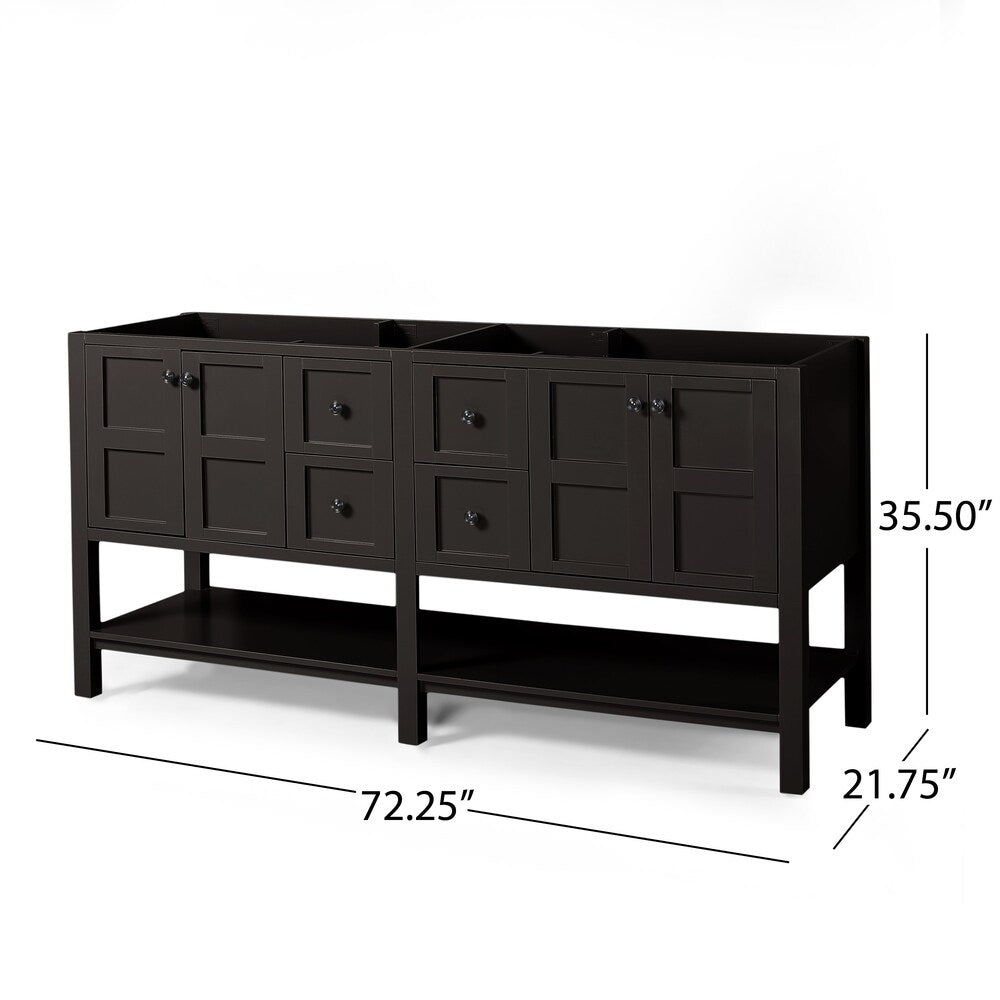 Jamison 72" Wood Bathroom Vanity (Counter Top Not Included) by Christopher Knight Home