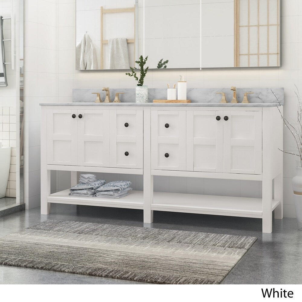 Jamison 72" Wood Bathroom Vanity (Counter Top Not Included) by Christopher Knight Home