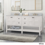 Jamison 72" Wood Bathroom Vanity (Counter Top Not Included) by Christopher Knight Home
