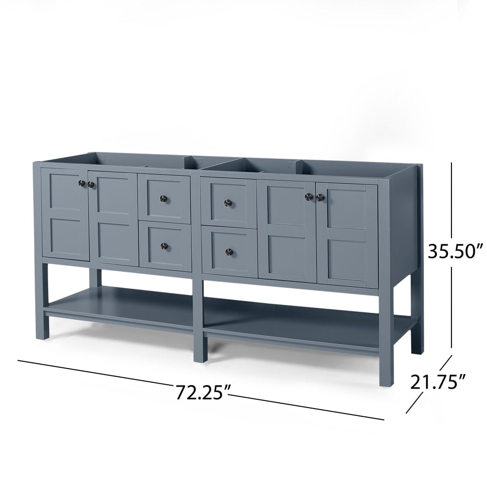 Jamison 72" Wood Bathroom Vanity (Counter Top Not Included) by Christopher Knight Home