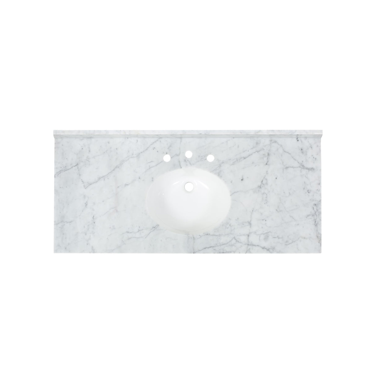 Jamison Contemporary 48" Wood Single Sink Bathroom Vanity with Carrera Marble Top by Christopher Knight Home