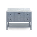 Jamison Contemporary 48" Wood Single Sink Bathroom Vanity with Carrera Marble Top by Christopher Knight Home