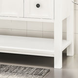 Jamison Contemporary 48" Wood Single Sink Bathroom Vanity with Carrera Marble Top by Christopher Knight Home
