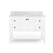 Jamison Contemporary 48" Wood Single Sink Bathroom Vanity with Carrera Marble Top by Christopher Knight Home
