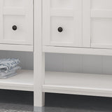 Jamison Contemporary 72" Wood Double Sink Bathroom Vanity with Carrera Marble Top by Christopher Knight Home