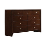 Jamison Rich Merlot 4-piece Bedroom Set