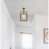 Jane 1 Light Flush Mount - 10 Inch